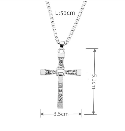 Men's Cross Diamond Pendant Necklace | Christian Jewelry