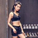 Quick-Dry Women's Workout Shorts with Anti-Exposure Design