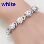 Inlaid Cross Bracelet for Women