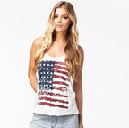 Vintage American Flag Tank Top