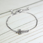 Cross Bracelet -Silver