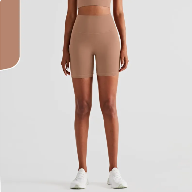 Nude No T-line Hip Lift Yoga Shorts for Women