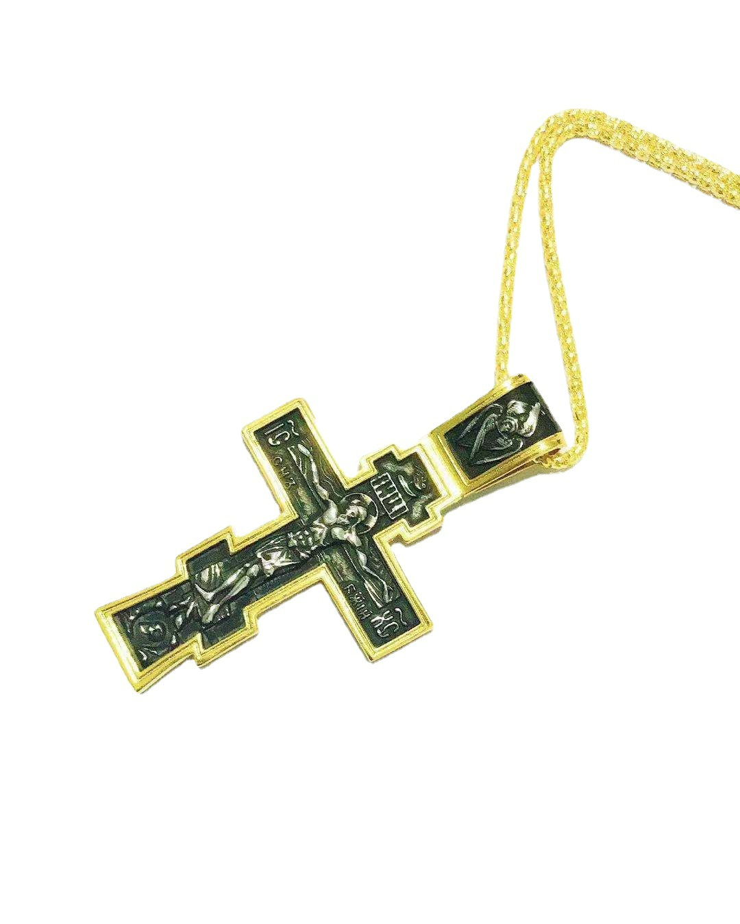 Cross Jesus Pendant Necklace - Christian Faith Jewelry