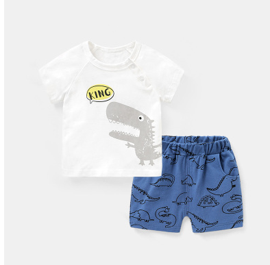 Baby Short Sleeve T-Shirt and Shorts Set for Girls