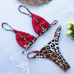 2019 Hot Sale Three-Point Leopard Print Bikini Set