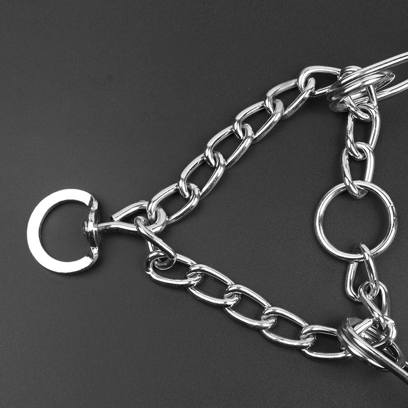 Metal Dog Training Collar with Detachable Chain