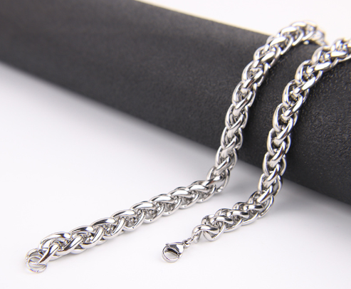 Stainless Steel Cross O Chain Necklace for DIY Jewelry