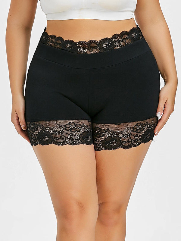 Lace Trimmed Base Shorts for Women