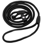 Nylon Solid Color Dog Leash and Chain Combo