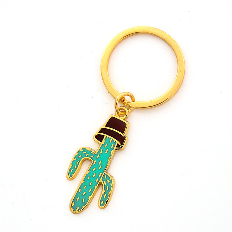 Cactus Plant Keychain and Keyring Accessory | Accessory