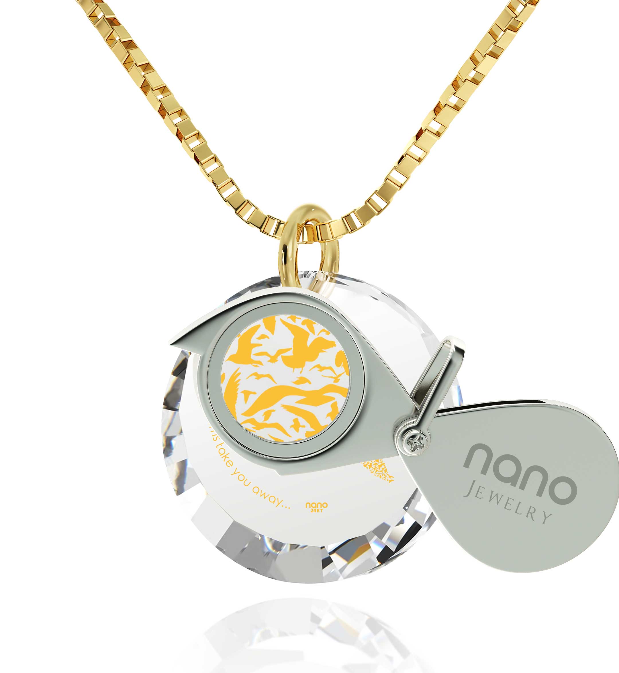 Inspirational Bird Charm Necklace | Jewelry
