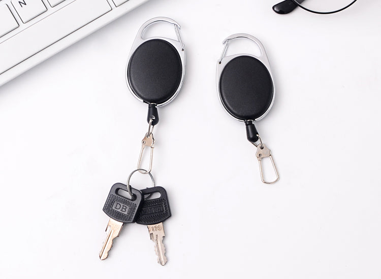 Retractable Keychain with Creative Steel Wire Rope | Accessory