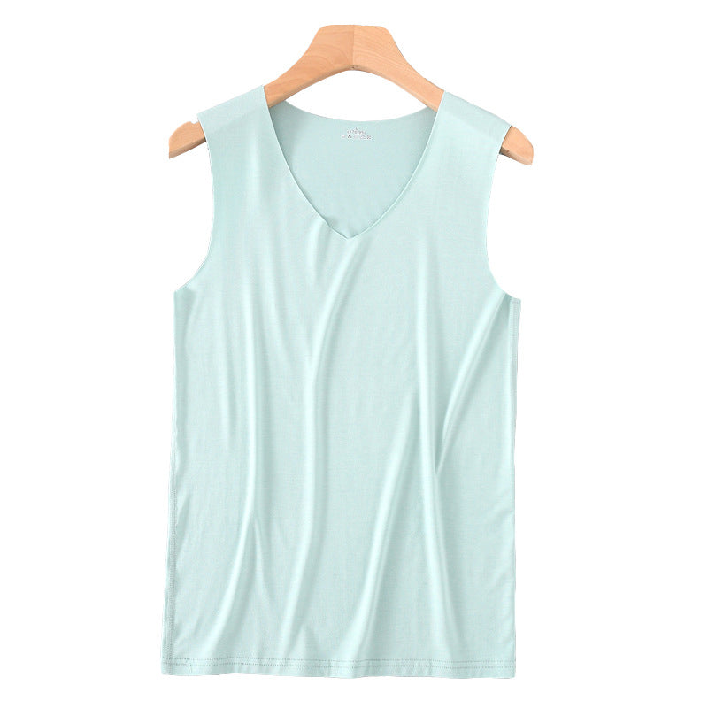 Men's Ice Silk V-Neck Tank Top