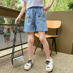 2020 Summer Korean Style Girls' Denim Shorts