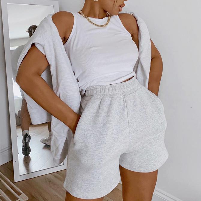 Women's Solid Color Casual Comfort Outdoor Shorts