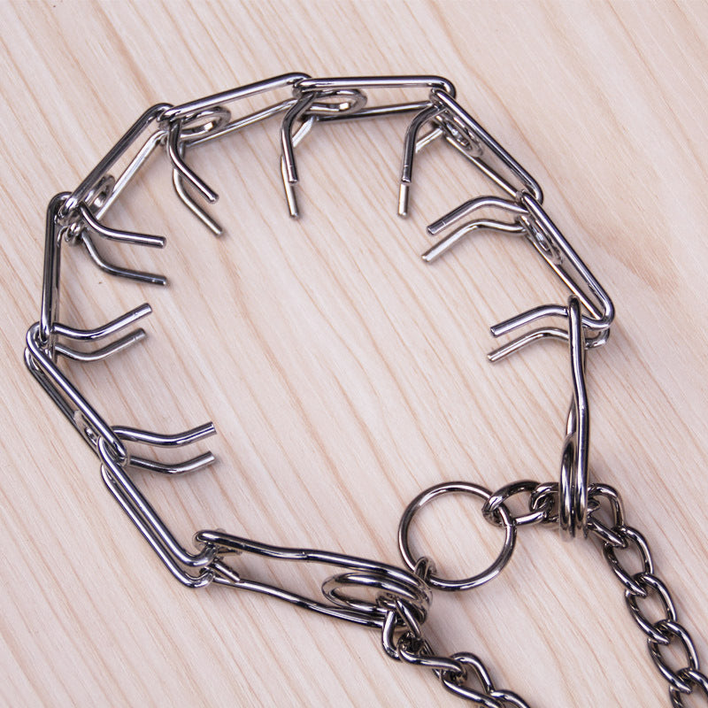 Metal Dog Training Collar with Detachable Chain