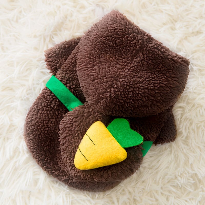 Carrot Satchel Dog Clothes for Autumn and Winter