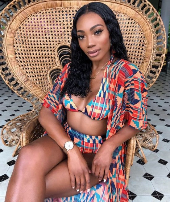 Off-Shoulder Ruffle Bikini Set