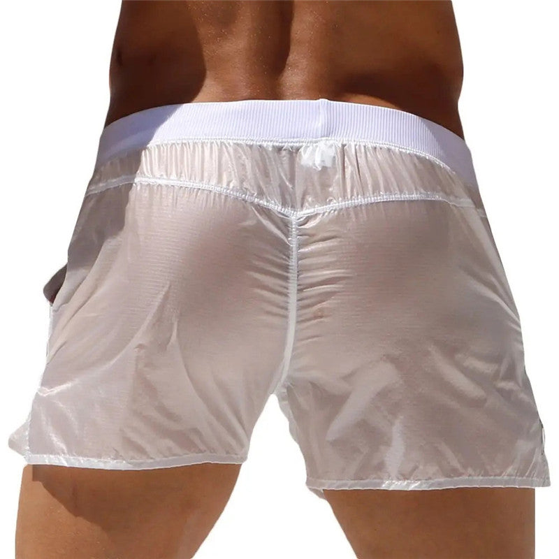 Men's Lightweight Semi-Sheer Beach Shorts