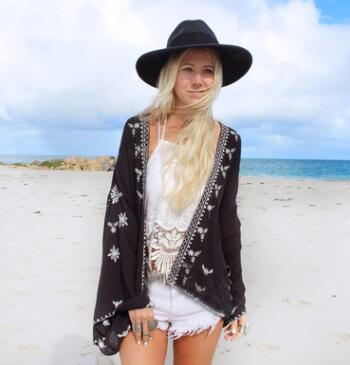 Chiffon Cardigan for Women - Beach Cover-Up