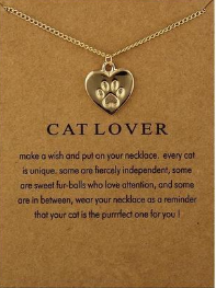 Cat Paw Heart Necklace, Fashionable Women's Choker