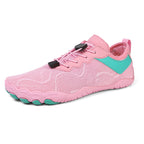 Grey Orange Barefoot Water Shoes