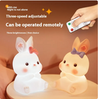 Rechargeable Easter Bunny Nightlight - Holiday Kids LED Lamp
