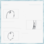 Simple And Lovely Animal Dog Paw Print Movable Ring | Jewelry
