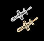 Hip Hop Jewelry with Zircon Pendant Cross Necklace