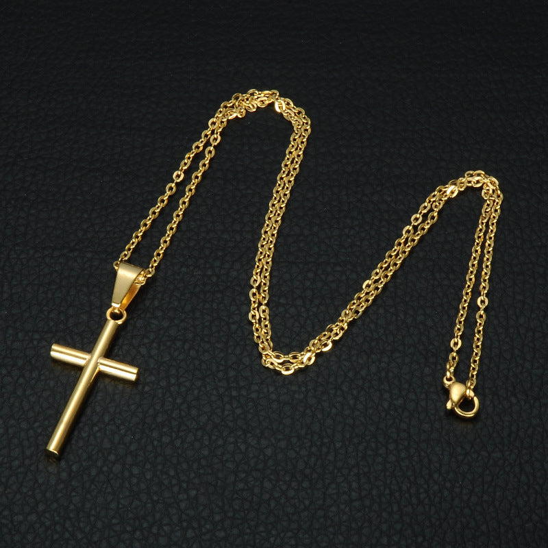 Stainless Steel Christian Cross Necklace Pendant | Christian Jewelry