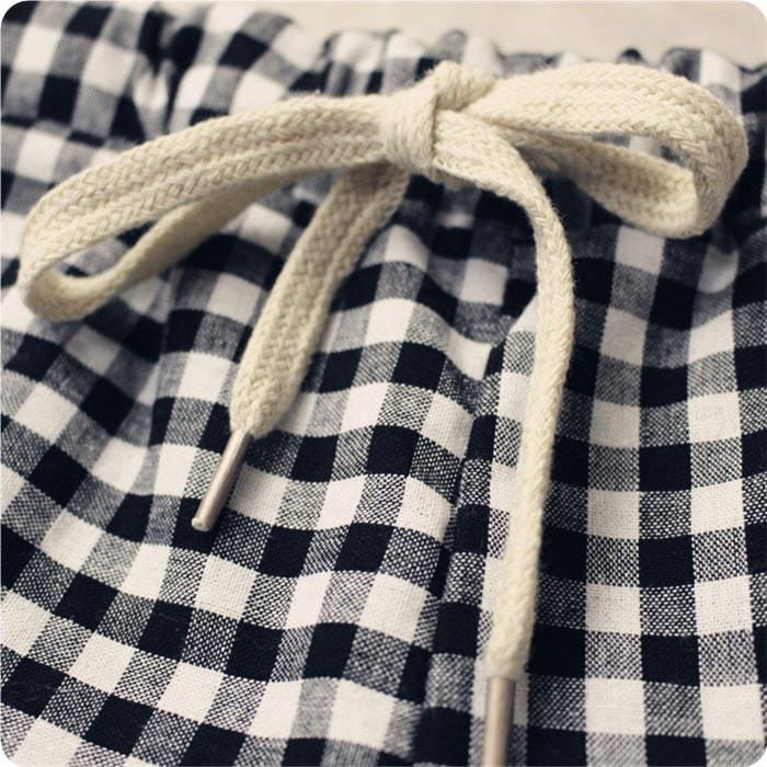 Women's Cotton Linen Wide Leg Summer Shorts