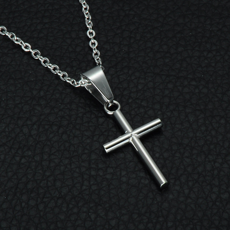 Stainless Steel Christian Cross Necklace Pendant | Christian Jewelry