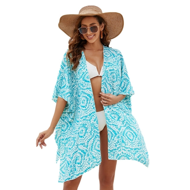 Floral Lightweight Women's Scarf Wrap and Cover-Up