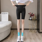 Women's Tummy Control Sports Shorts with Wide Waistband