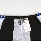 Men's Two-Tone Swim Boxer Trunks