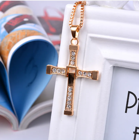 Men's Cross Diamond Pendant Necklace | Christian Jewelry