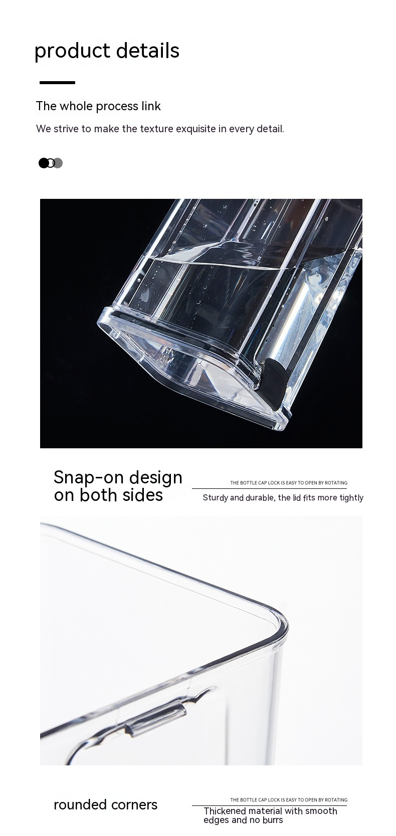 Food Grade Storage Containers - Airtight BPA-Free Kitchen Organization