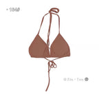 Women's Tie-Neck Triangle Bikini Top