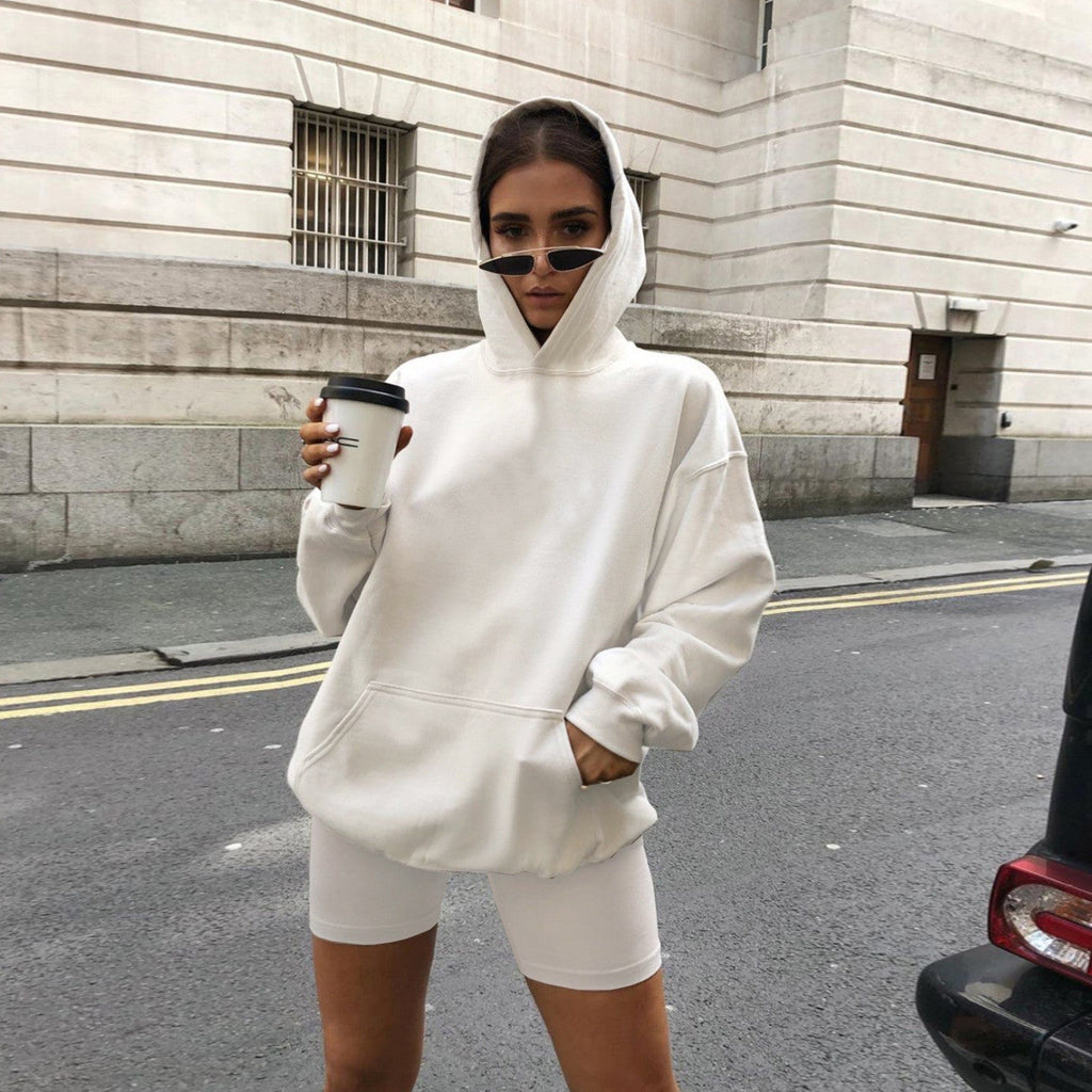 2020 Women's Casual Summer Hoodie and Shorts Set