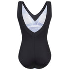 Plus Size V-Neck One-Piece Swimsuit