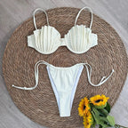 Shell Cup Tie-Side Bikini