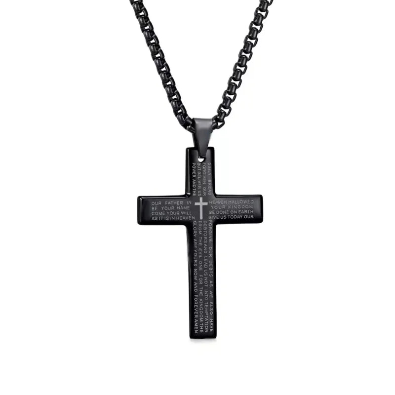 Large Cross Pendant Necklace | Christian Jewelry