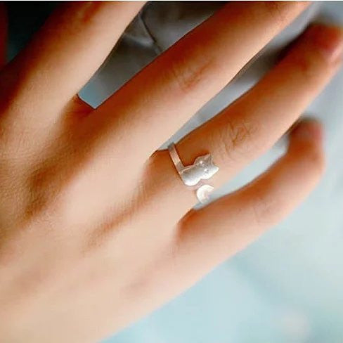 My Cute Kitten Fashion Ring In Brushed | Jewelry
