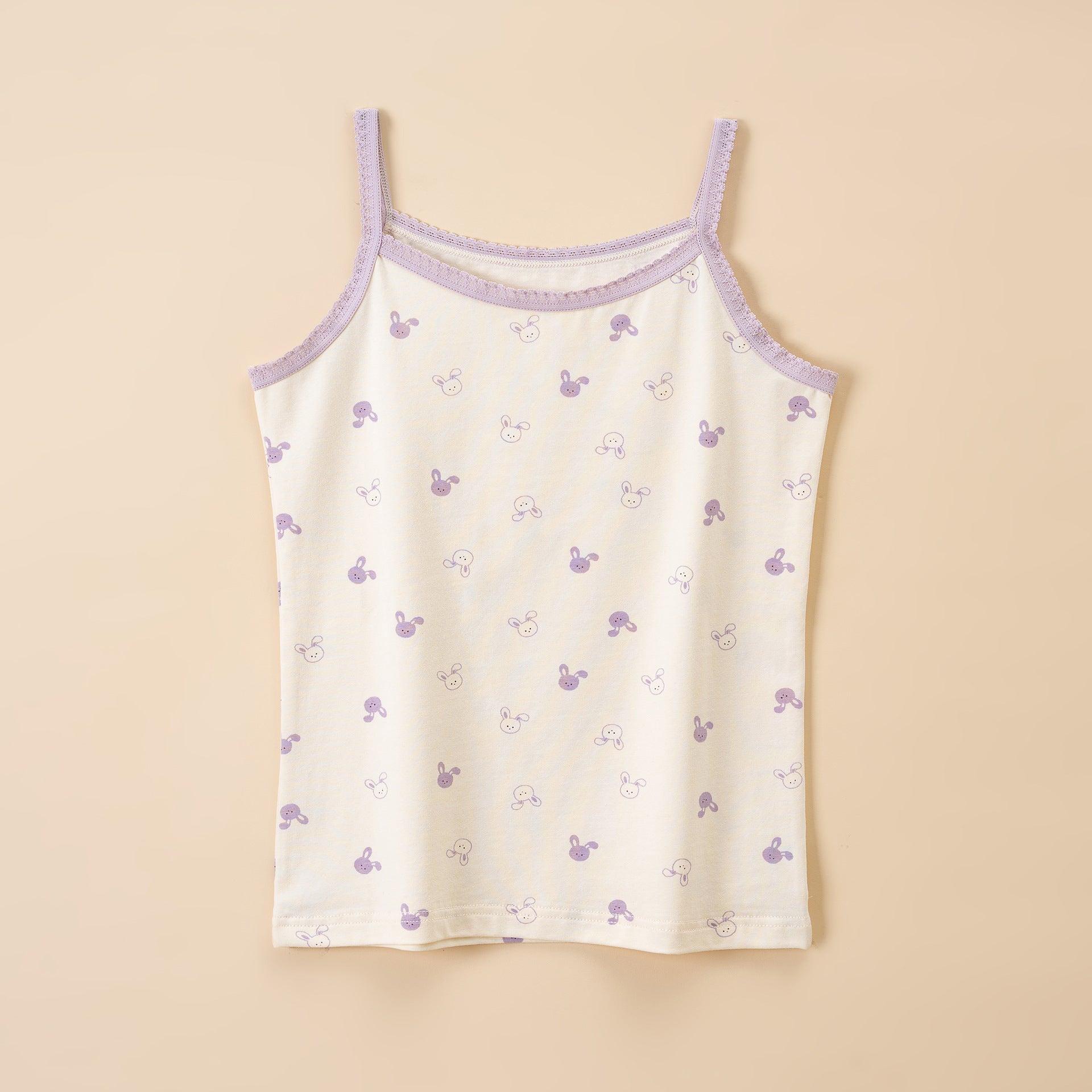 Girls' Cotton Summer Tank Top for Kids (Korean Style)