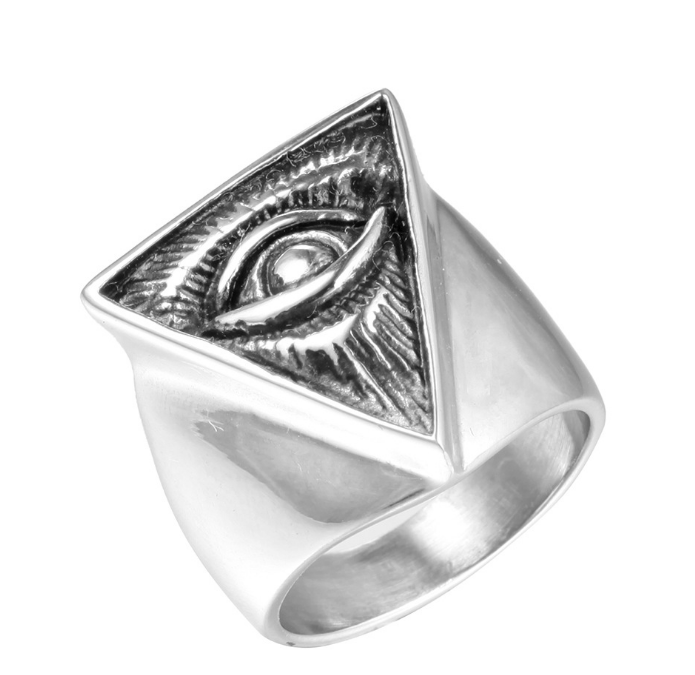 Creative Ring, Eye of God, Stainless Steel Accessory