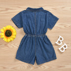 Korean Style Summer Casual Shorts for Girls Ages 2-6