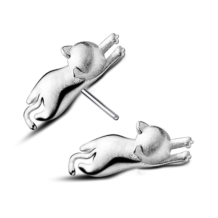 Cute Cat Jewelry Set - Ring - Ear Rings - Necklace | Jewelry