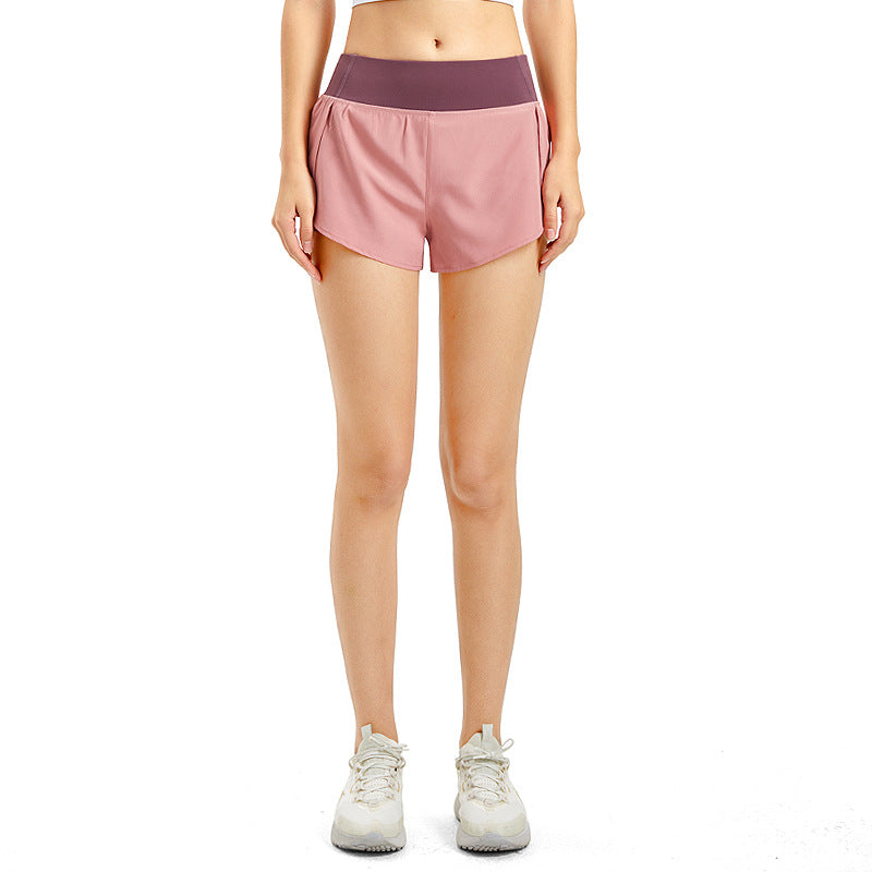 Women's Quick-Drying Sports Shorts with Pockets
