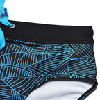 Men's Leaf Print Swim Briefs