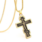 Cross Jesus Pendant Necklace - Christian Faith Jewelry